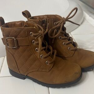 The Children's Place Brown Quilted Kids Boots